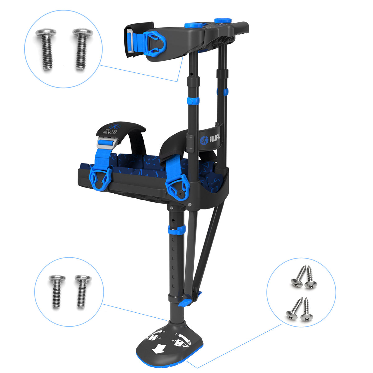 IWALK3.0 FACTORY REPLACEMENT - FASTENER KIT – IWALKFree